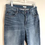 Eileen Fisher  Straight Leg Crop Jeans Women's 8 Stretch High Rise Preppy Classic Photo 3