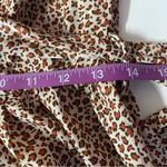 SheIn Tan/Brown Leopard Print Surplice V-Neck Belted Maxi Dress Size S EUC Photo 7