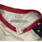 Maurice's White 3/4 Sleeve Independence Day Shirt Size L NWT | 42-44 Photo 2