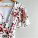 Show Me Your Mumu Rosie Posie Marianne Wrap Maxi Dress in Pink & White, Size XS Photo 7