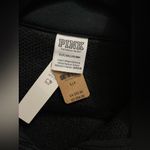 PINK - Victoria's Secret  NWT Cozy Fleece Half Zip Pullover Black Teddy Jacket S Photo 6