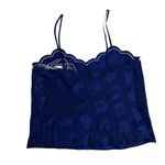 Victoria's Secret Vintage Victoria’s Secret Gold Label Floral Jacquard Camisole with White Orchid Photo 5