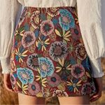 SheIn Floral Jacquard Mini Skirt Lined Size Small Photo 2