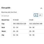 Blooming Jelly  Blue Plunging Lace One Piece Swimsuit, Small Photo 6