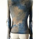 Poetry Top Juniors M Peasant Witch Sash Sleeve Crepe 2000s Elf Cosplay Faerie 90 Photo 1