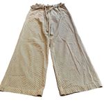 Lilka pinstripe wide leg casual pants with elastic waist Blue Size XS Photo 0