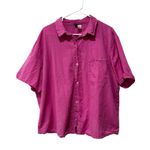 H&M women’s cotton/linen button down Size XL Photo 0