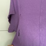 Atlein Women’s 38 Purple Ruched Ribbed Sheath Maxi Dress Flawed Size M Photo 3