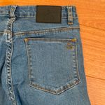 Unif Push Skinny Jeans Blue High Waisted Distressed Cut Out Knees Photo 7