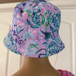 Lilly Pulitzer Lilac Freesia Mermaid Printed Bucket Hat One Size Photo 5