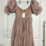 Joyfolie NWT Pink Textured Floral High Photo 0