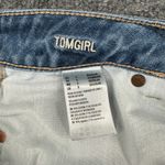 American Eagle  Tomgirl Button Fly Distressed High Rise Jeans 4 Streetwear Photo 4