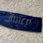 Juicy Couture SUPER SOFT size large blue bling  sweatpants / jogg… Photo 3