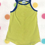 Yellow Halter neck Ribbed Tank top Photo 0