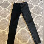 Bershka  two toned high waist skinny jeans size 4 raw hem Photo 3