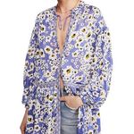 Free People Love Letter Tunic Blue Top Photo 0