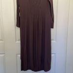 CP Shades  Burgundy Pintuck Maxi Dress Medium Photo 3