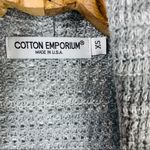 Cotton Emporium  Lt Grey Open Front Cardigan XS Photo 3