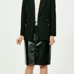 J.Crew Vivienne Blazer Italian Bi Stretch Wool Blend Black Classic $348 US 0 NWT Photo 7