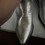 silver cowboy boots Size 7 Photo 4