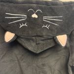 PjEssentials Black Fleece One piece zip up pajamas Size L Photo 1