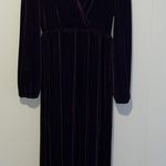 Baltic Born Long Sleeve Purple Pleated Maxi Dress Y2 Photo 0