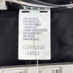 Ellen D Blazer Large Cropped Brocade Floral Black Gold Pink Club Party Glam Y2K Photo 5