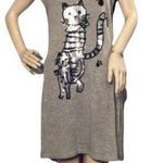 Funky People Metallic Cats Knit Dress Jrs XL Womens 8 Size undefined Photo 0