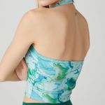 Urban Outfitters  O-Ring Halter Top NWT Size S - Blue Photo 1