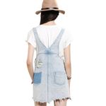 Somedays Lovin Urban Outfitters / Campfire Denim Overall Mini Dress Size Medium Photo 8