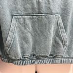 Hippie Rose Junior turquoise crop sweater with zipper pockets Photo 1