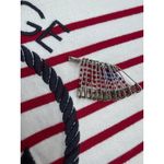 Talbots Nautique Anchor Striped Boatneck Top Red White Long Sleeve 2X Petite Photo 6