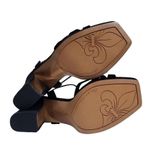 Franco Sarto Womens 8.5 Damilis Platform Sandal in Black NEW Photo 9