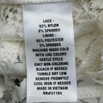 True Craft  White Lace Racerback Bralette Womens L Photo 4