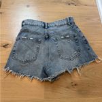 ZARA  Frayed Hem Jean Shorts - Blue Photo 2
