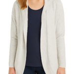 Gap Body Angora Blend Light Gray Open Front Cardigan Size Medium Cozy Lounge Photo 0