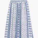 ZARA blue and white printed midi dress size XS Photo 1