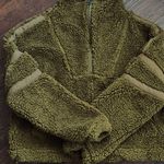 Free People Nantucket fleece pullover half zip color in forest green Photo 0