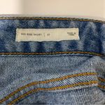 PacSun  Mid Rise Jean Shorts With Raw Cut Hem - Size 27 Photo 4