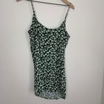 Reformation  Marlowe Mini  Dress Cilantro Green Womens Large Photo 3