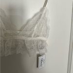 Hanky Panky Hanky‎ Panky Julia White XS Ruffled Lace Bralette 977531 Photo 9