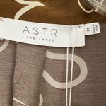 ASTR  the label Yesenia abstract print satin button front blouse Medium NWT Photo 9