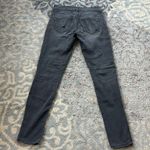 EXPRESS Mia Mid Rise Distressed Legging Black Denim 2 Photo 4