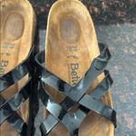 Betula by Birkenstock Vinha Black Patent Sandals L8 Size 8 Photo 7