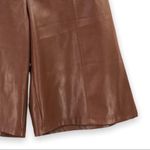 Anthropologie , Avec le Filles - Davina Vegan Leather Brown Culottes - XSP Photo 5