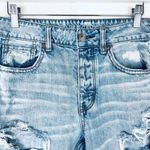 American Eagle  Tomgirl‎ Jeans Womens Size 6 Regular Ripped Distressed Light Wash Photo 4