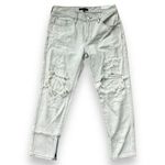 Kendall & Kylie Light Soul Wash Girlfriend Straight Distressed Denim Jeans 26 Blue Photo 1