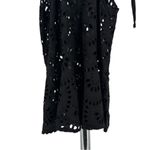 Free People Intimately  Black Starry Eyelet Peplum Tank Top Racerback size Small Photo 8