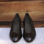 Stuart Weitzman Croc Block Heel Pumps Shoes Photo 1