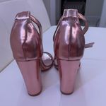 Rose gold women’s 7.5 high heels Photo 3